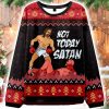 Not today satan Ugly Christmas Sweater