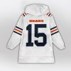 Odunze 15 Chicago Football Unisex Blanket Hoodie