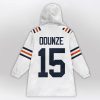 Odunze 15 Chicago Football Unisex Blanket Hoodie 2