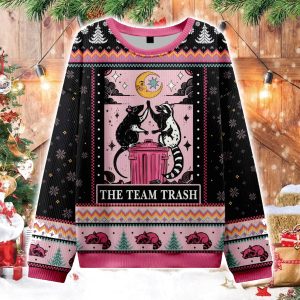 The Team Trash Opossum Ugly Christmas Sweater