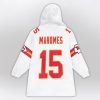 PM Mahomes 15 Chiefs Football Unisex Blanket Hoodie