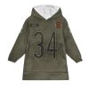 Payton 34 Chicago Football Blanket Hoodie