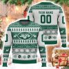 Personalized NY Jets Football 2025 Ugly Christmas Sweater