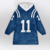 Pittman JR 11 Colts Football Unisex Blanket Hoodie