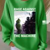 Rage Against The Machine FDT Print Knit Crew Neck Long Sleeve Sweatshirt