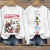 Retro Christmas The Most Wonderful Time Of The Year Print Sweatshirt