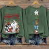 Retro Christmas The Most Wonderful Time Of The Year Print Sweatshirt 3