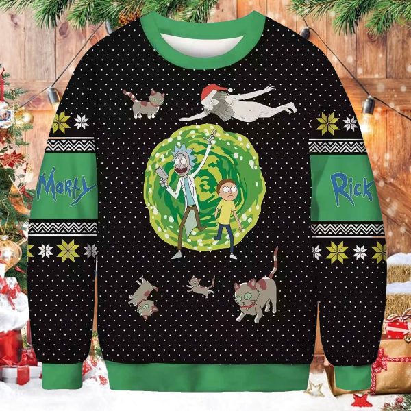 Rick And Morty Ugly Christmas Sweater