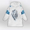 SB 14 Detroit Football Unisex Blanket Hoodie