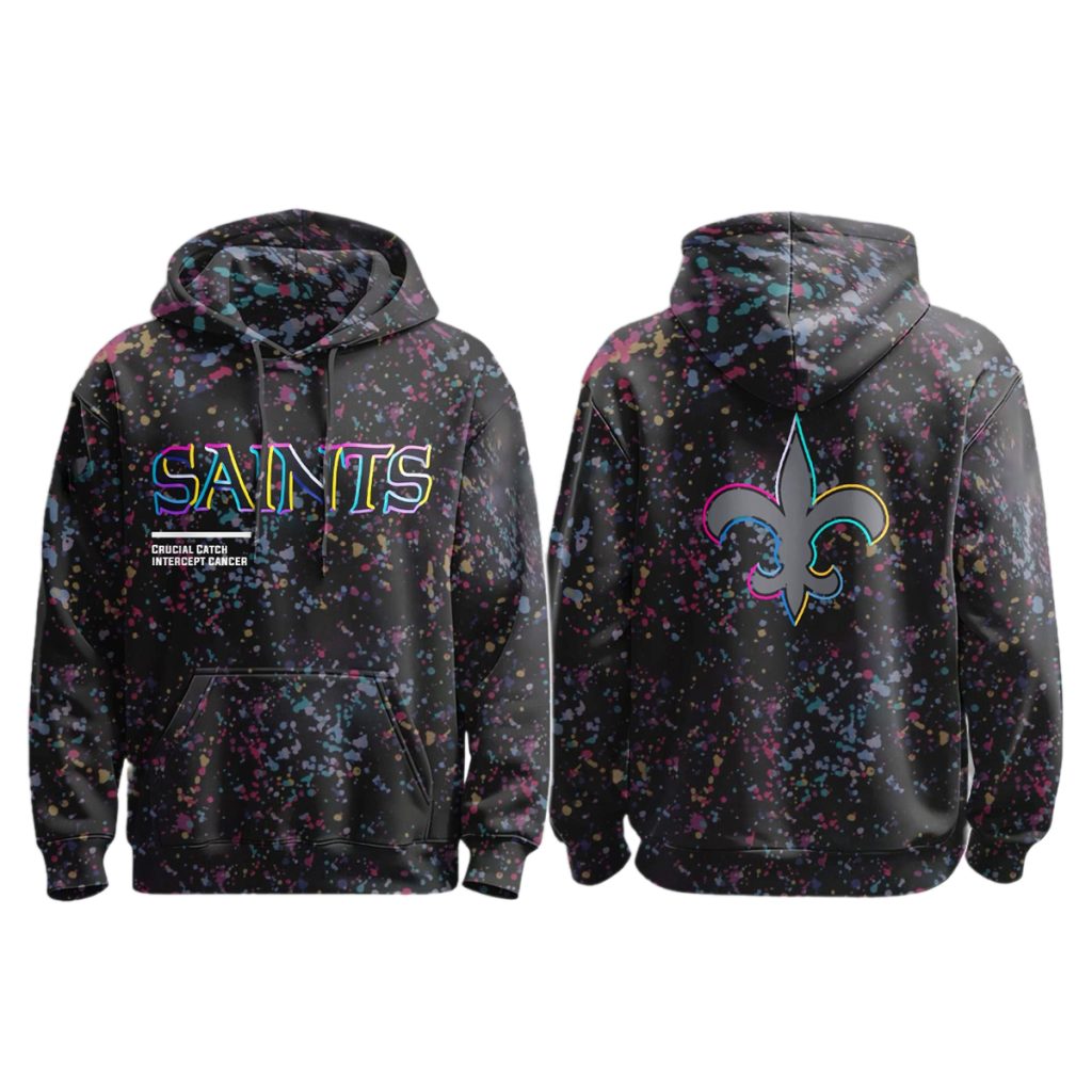 Saints Crucial Catch 2025 Hoodie Saints Crucial Catch 2025 Hoodie