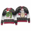 Santa Naughty List Kids Who Say 67 Christmas Ugly Sweater 2