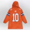 She Loves The 10 broncos Football Unisex Blanket Hoodie 2