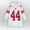 Skattebo 44 Giants Football Unisex Blanket Hoodie 4