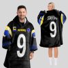 Stafford 9 Los Angeles R Football Unisex Blanket Hoodie 1