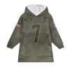 Stroud 7 Texans Football Blanket Hoodie