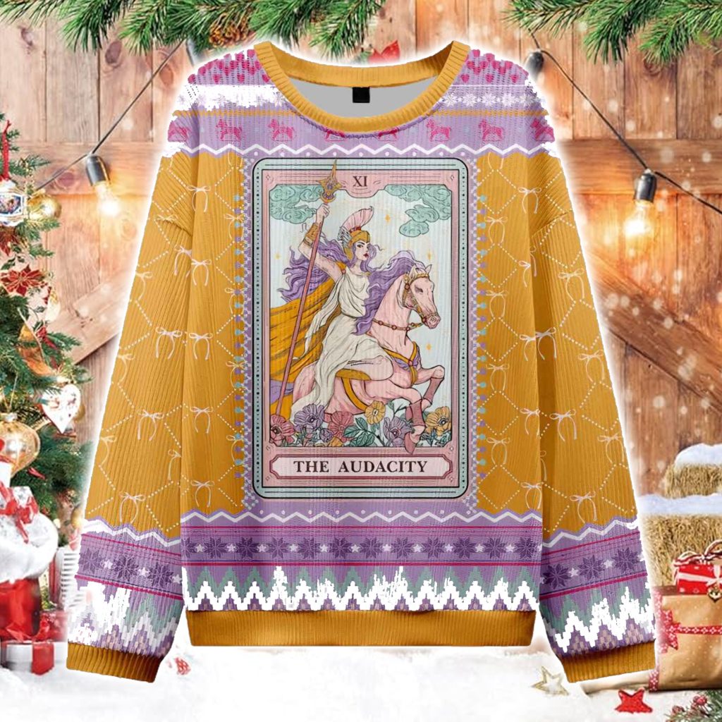 The Audacity Tarot Card Ugly Christmas Sweater