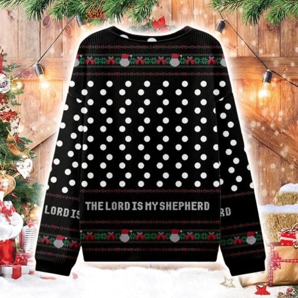 The Lord Is My Shepherd Ugly Christmas Sweater