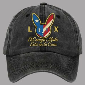 Super Bowl 2026 Bunny Football Music Lover Hat 1