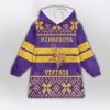 Ugly Minnesota Football Unisex Blanket Hoodie