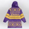 Ugly Minnesota Football Unisex Blanket Hoodie 2
