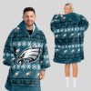 Ugly Philadelphia Football Unisex Blanket Hoodie 1