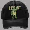 Unisex Resist Frog Print Hat 1