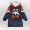 United In 10 Broncos Football Unisex Blanket Hoodie 2