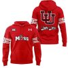 Utah Utes The Muss 2025 All In Red Hoodie 1