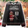 Vintage Lazy Christmas Ugly Christmas Sweater