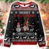 Vintage Merry Dachshund Ugly Christmas Sweater
