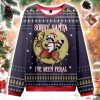 Vintage Sorry Santa I've Been Feral Ugly Christmas Sweater