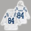 Warren 84 Indianapolis Football Unisex Blanket Hoodie 2