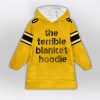 Watt 90 Pittsburgh Football Unisex Blanket Hoodie