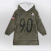 Watt 90 Steelers Football Unisex Blanket Hoodie