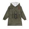 Williams 18 Chicago Football Blanket Hoodie