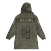 Williams 18 Chicago Football Blanket Hoodie 2