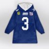 Wilson 3 New York G Football Unisex Blanket Hoodie