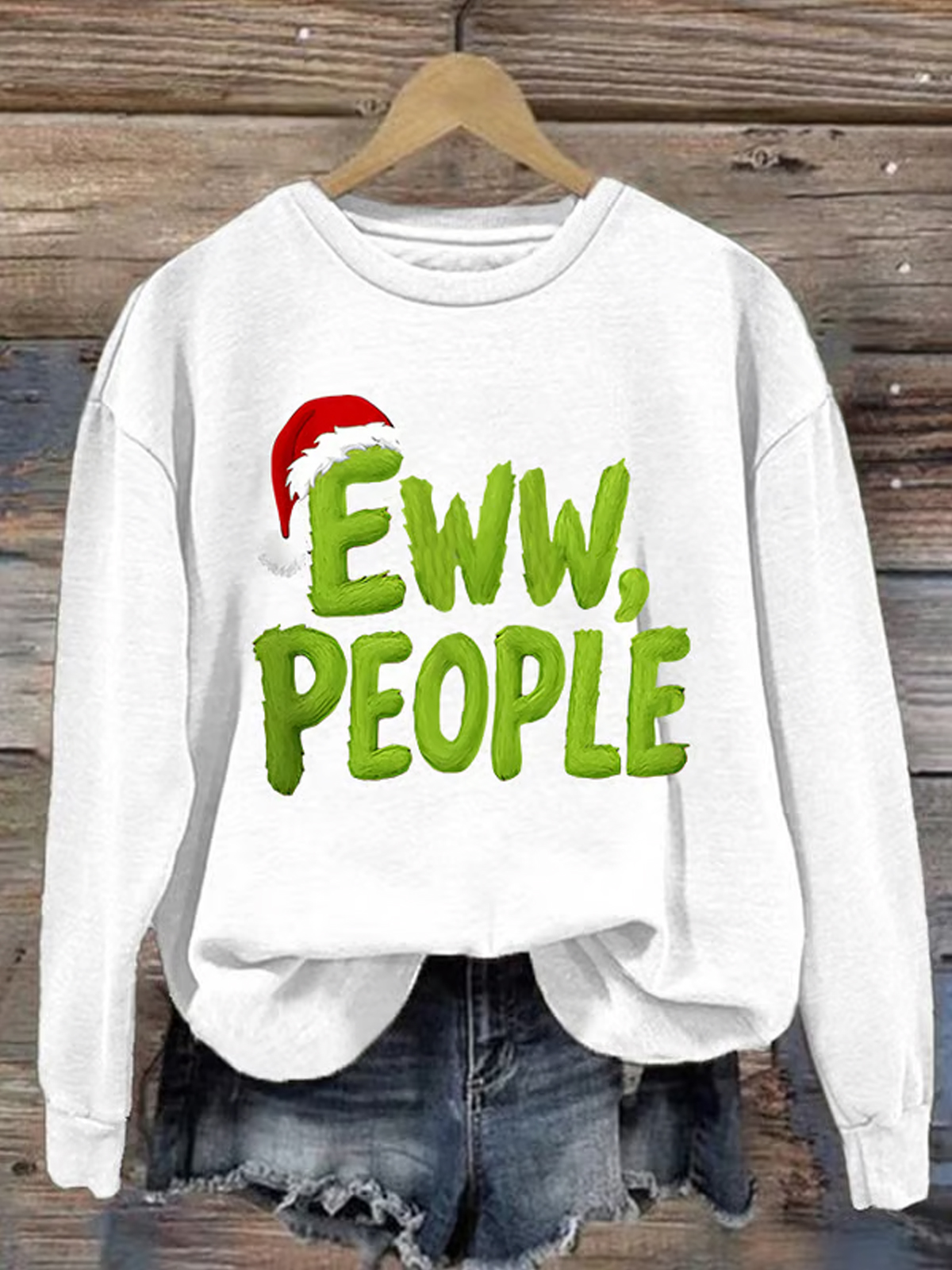 Women's Casual Christmas Print Sweatshirt