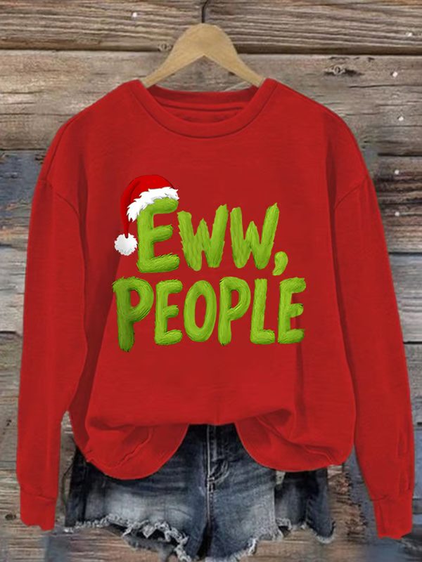 WomenS Casual Christmas Print Sweatshirt 2