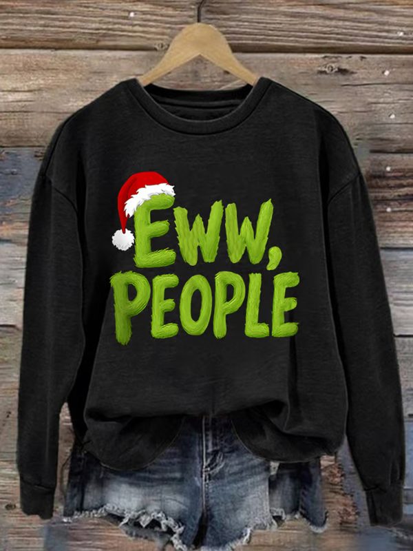 WomenS Casual Christmas Print Sweatshirt 3