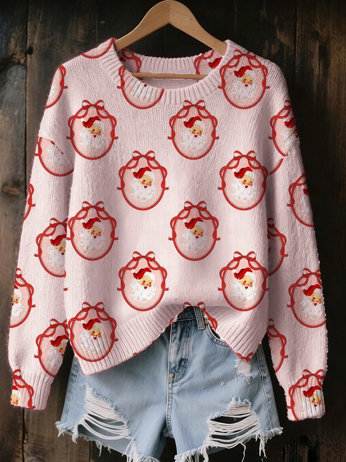 Women's Animal Print Souvenir Ugly Christmas Sweater