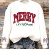 Womens Casual Flannel Christmas Print Long Sleeve Sweatshirt 3