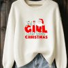 Womens Christmas Animal Print Souvenir Sweater