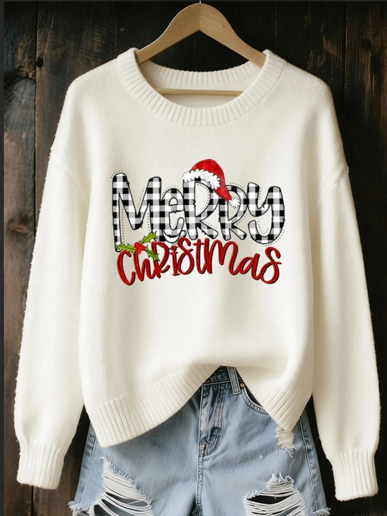 Womens Christmas Animal Souvenir Ugly Sweater
