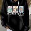 Womens Christmas Faith Print Hoodie 1