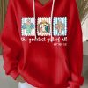 Womens Christmas Faith Print Hoodie 3