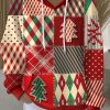 Womens Christmas Geometric Print Hoodies sweatshirts