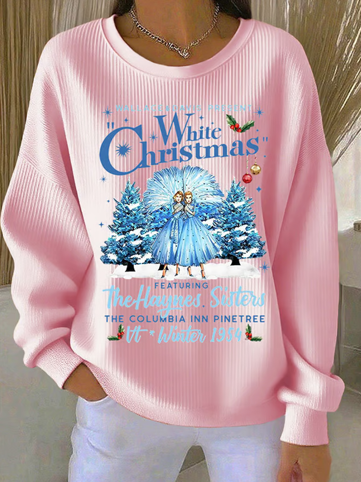 Women's Christmas Print Casual Sweatshirt