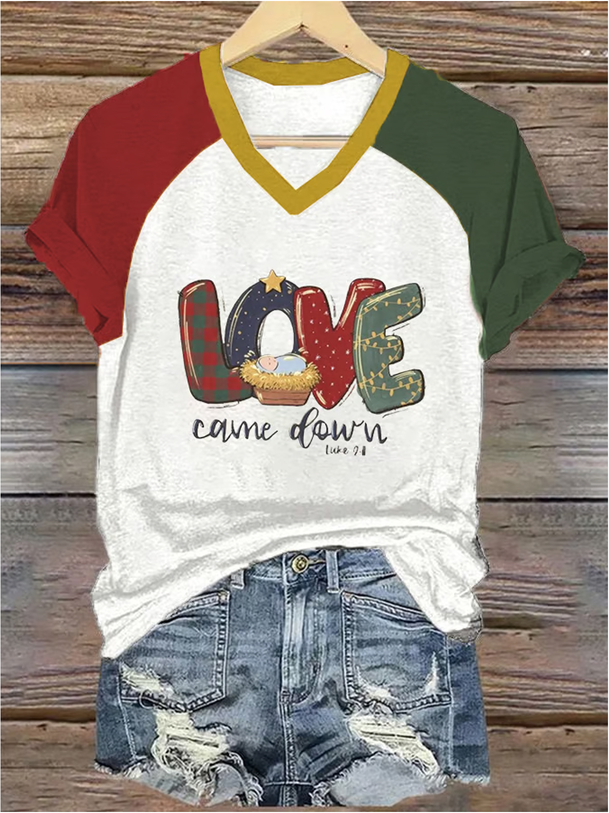 Women's Christmas Print Casual T-Shirt