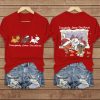 Womens Everybody Loves Christmas Print T Shirt